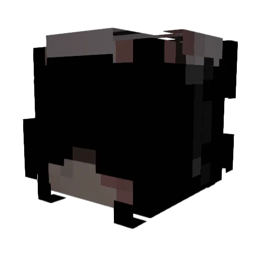 Redonda Minecraft avatar head, 3D render