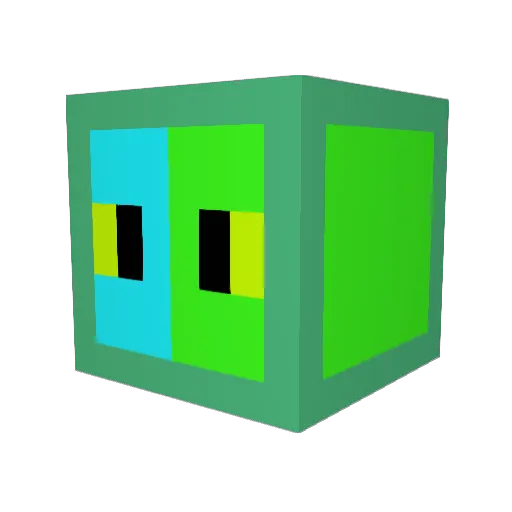 Redondoguibi Minecraft avatar head, 3D render