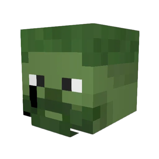 Redovv Minecraft avatar head, 3D render