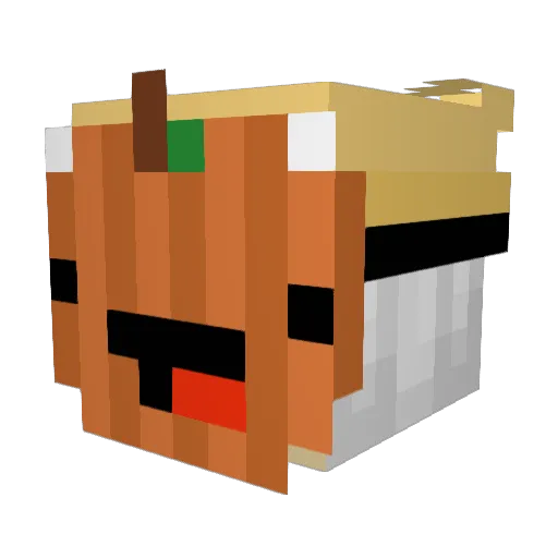 Redpanda126 Minecraft avatar head, 3D render