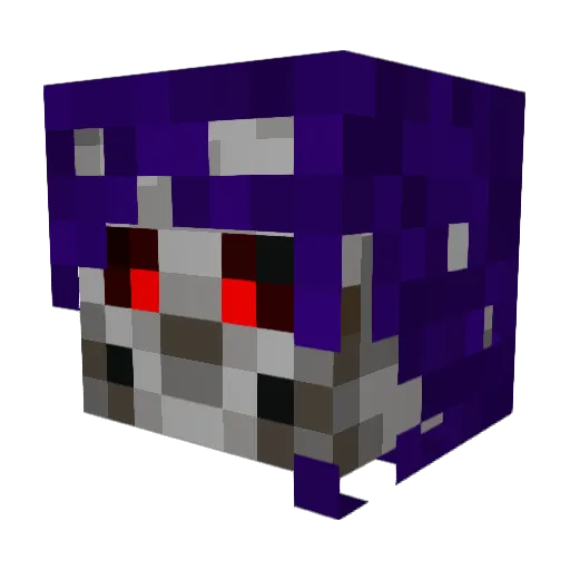 Redpanda2101 Minecraft avatar head, 3D render