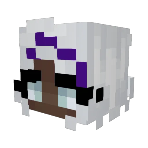 RedpandaPlayzsz Minecraft avatar head, 3D render