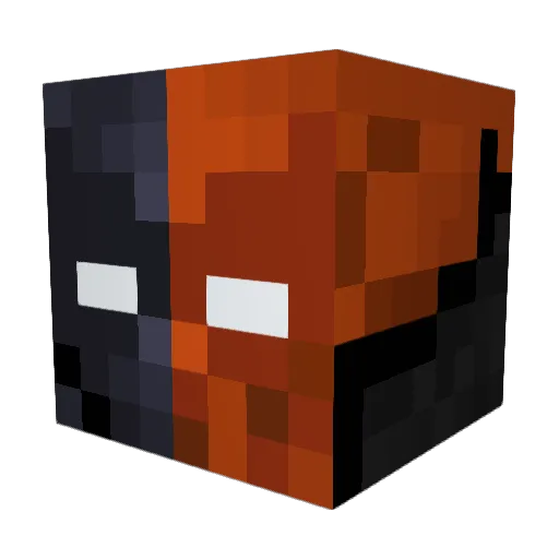 RedproBR Minecraft avatar head, 3D render