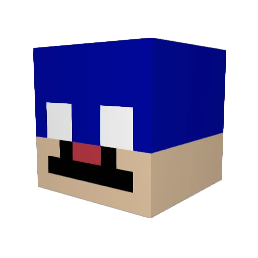 Redri91 Minecraft avatar head, 3D render