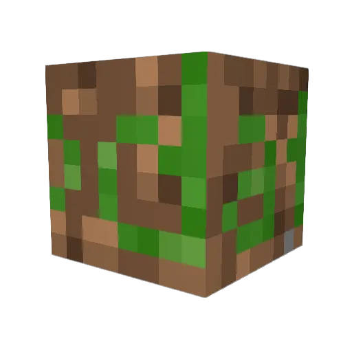 Reds645 Minecraft avatar head, 3D render