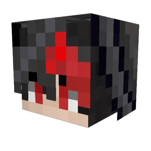 Redsabre66 Minecraft avatar head, 3D render