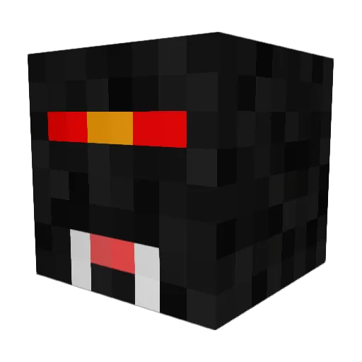 Redsky_S Minecraft avatar head, 3D render