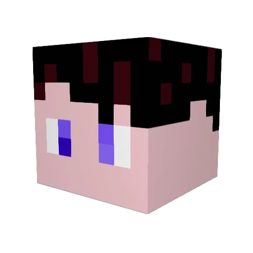 Redstone0922 Minecraft avatar head, 3D render