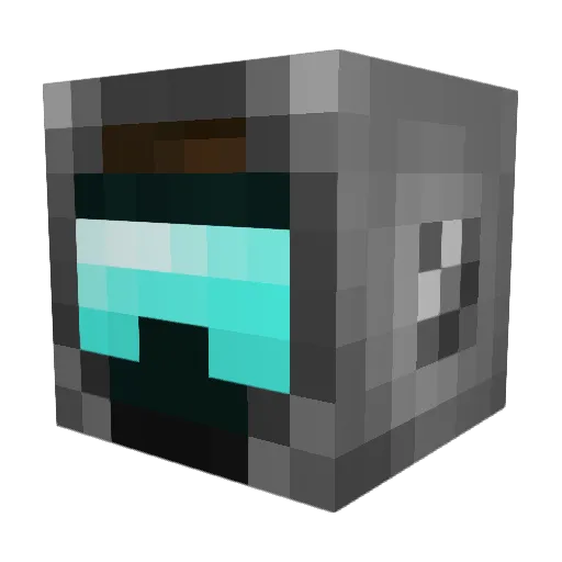 Redstone749 Minecraft avatar head, 3D render