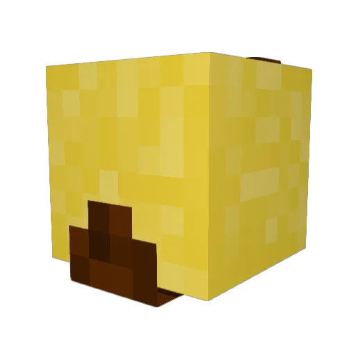 RedstoneBananas Minecraft avatar head, 3D render