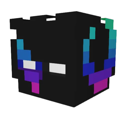 RedstoneHearts Minecraft avatar head, 3D render