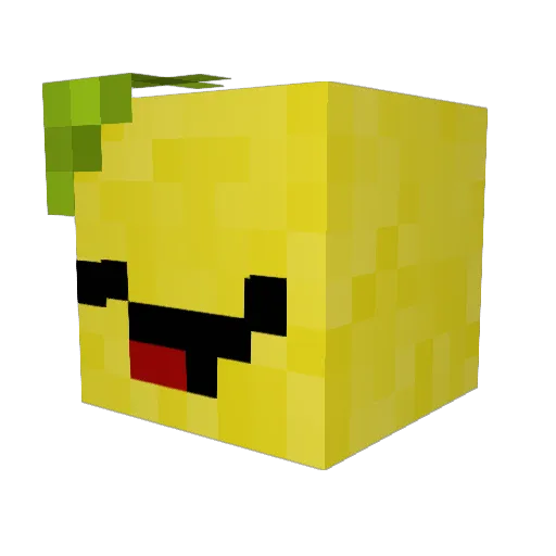 RedstoneSeth Minecraft avatar head, 3D render