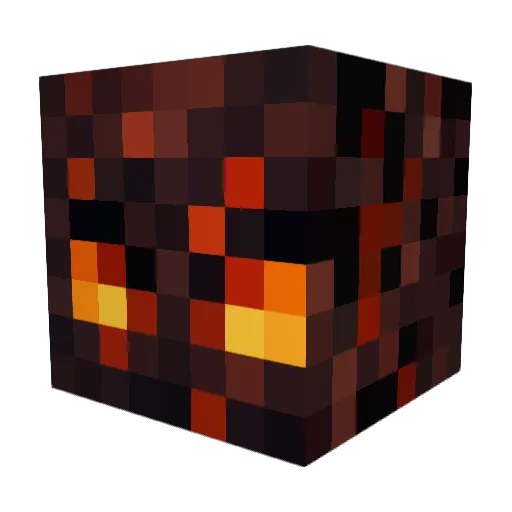 RedstoneTRC Minecraft avatar head, 3D render