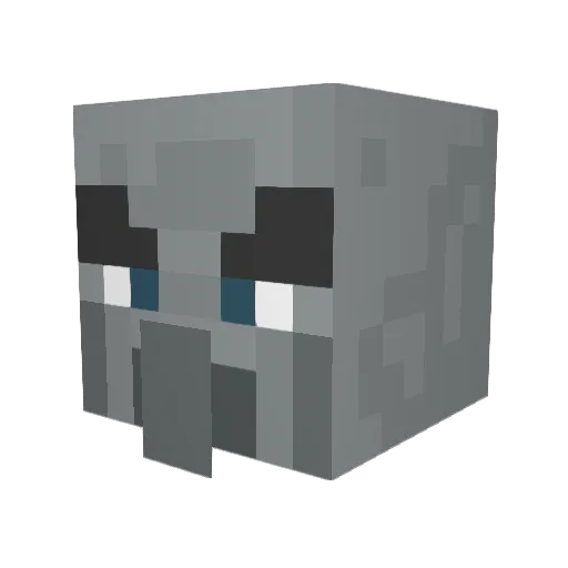 Redstone_Daragon Minecraft avatar head, 3D render