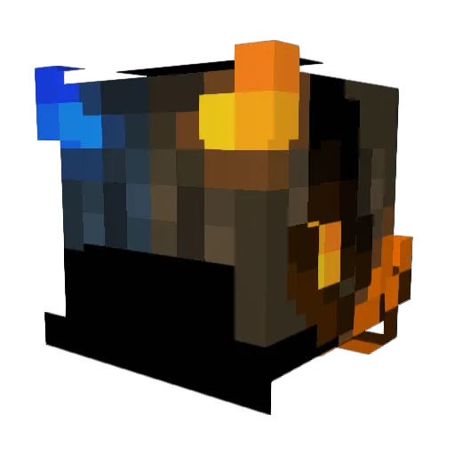 Redstonerd Minecraft avatar head, 3D render