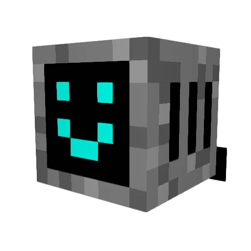 Redtrm Minecraft avatar head, 3D render