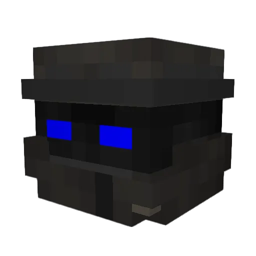ReducerBeast Minecraft avatar head, 3D render