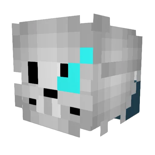 RedundantRepeat Minecraft avatar head, 3D render