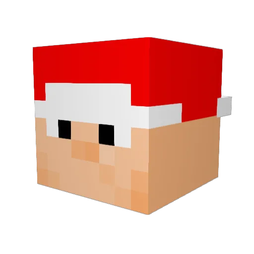 Redwolf72799 Minecraft avatar head, 3D render