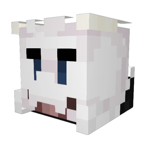 Redwolfmoon99 Minecraft avatar head, 3D render