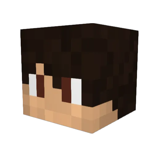 Redxthedestroyer Minecraft avatar head, 3D render