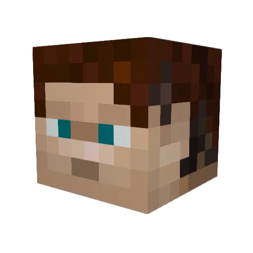 RedzoneX Minecraft avatar head, 3D render