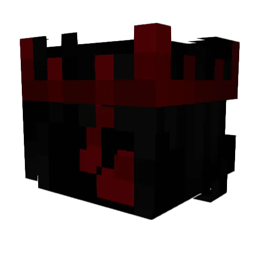 Redzsky Minecraft avatar head, 3D render