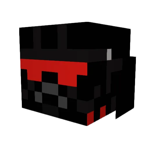 ReeF4065 Minecraft avatar head, 3D render