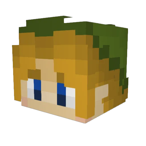 ReeKidRaider1 Minecraft avatar head, 3D render