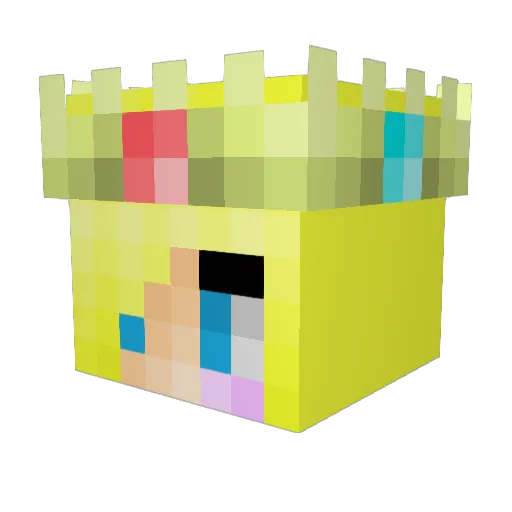 ReeceBacon Minecraft avatar head, 3D render