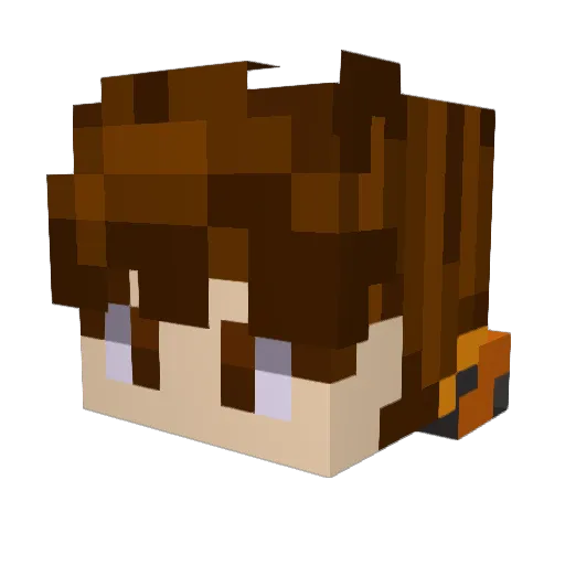 Reecey2112 Minecraft avatar head, 3D render