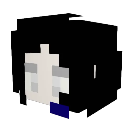 ReedField Minecraft avatar head, 3D render