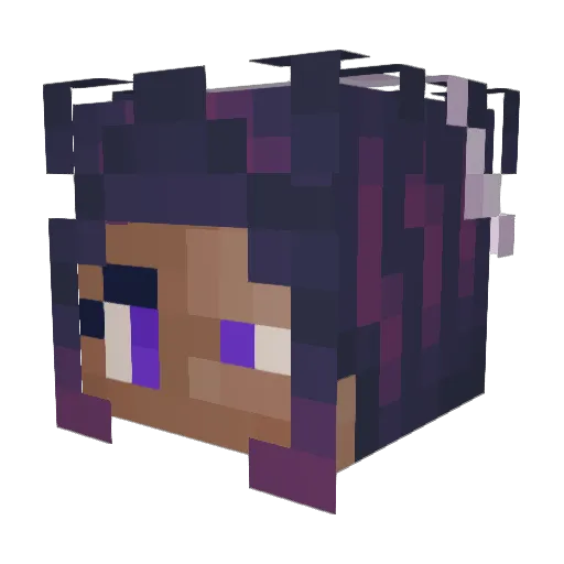Reed_Herring Minecraft avatar head, 3D render