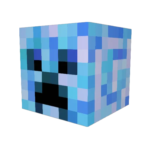Reedzx31450 Minecraft avatar head, 3D render