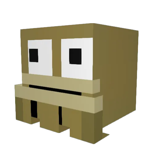 Reeeek69 Minecraft avatar head, 3D render