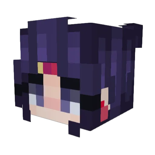 Reeei11 Minecraft avatar head, 3D render