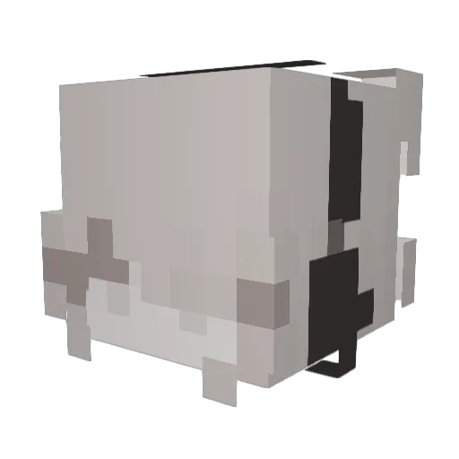 Reei3 Minecraft avatar head, 3D render