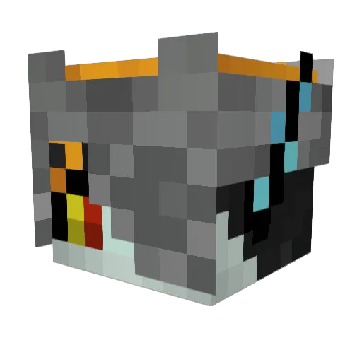 Reeka7 Minecraft avatar head, 3D render