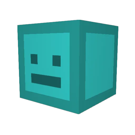 Reekardo Minecraft avatar head, 3D render