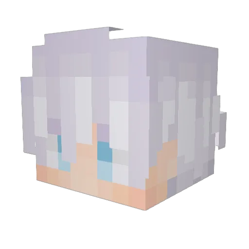 ReekyPieIsACutie Minecraft avatar head, 3D render