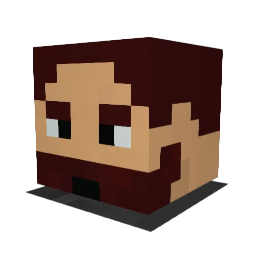 Reepor865 Minecraft avatar head, 3D render