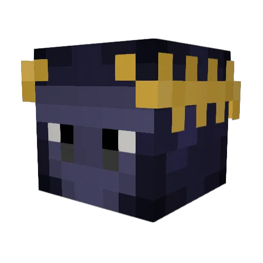 Reerf_ Minecraft avatar head, 3D render