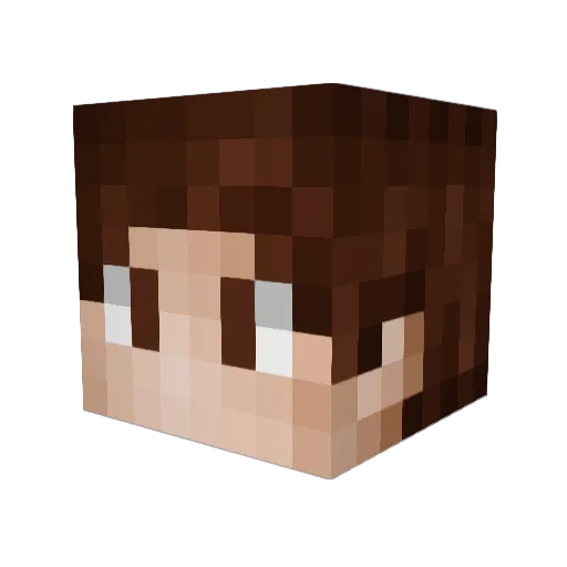 Reese088 Minecraft avatar head, 3D render