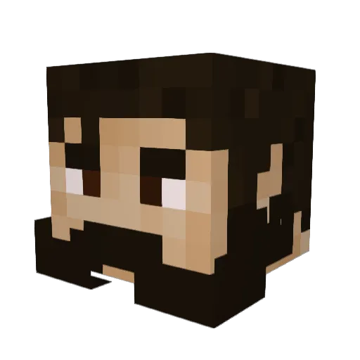 ReeseBobby1 Minecraft avatar head, 3D render