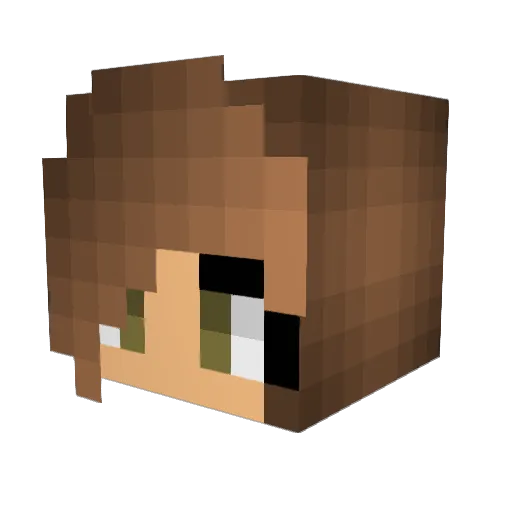 ReeseHouse Minecraft avatar head, 3D render