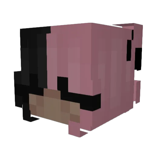 ReeseIg Minecraft avatar head, 3D render