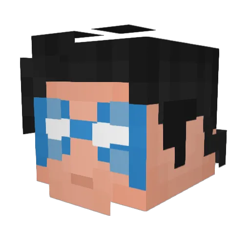 Reese_died_again Minecraft avatar head, 3D render