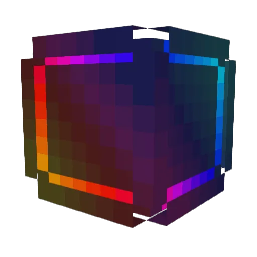Refarted69 Minecraft avatar head, 3D render