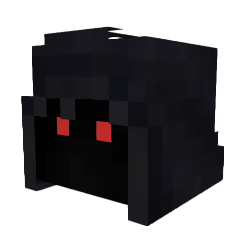 Reffi_ Minecraft avatar head, 3D render