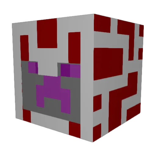 Refiacvxi Minecraft avatar head, 3D render